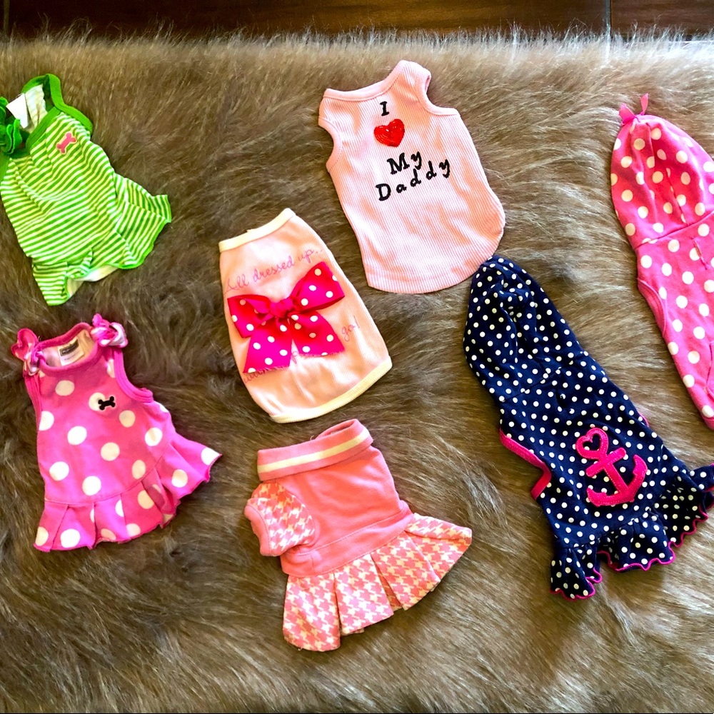Pet Clothing XS Pink Collection